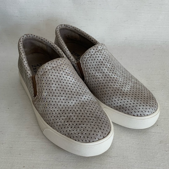 Naturalizer Mineral Taupe Leather Aileen Slip On Sneakers Women’s 9.5W - Picture 3 of 10